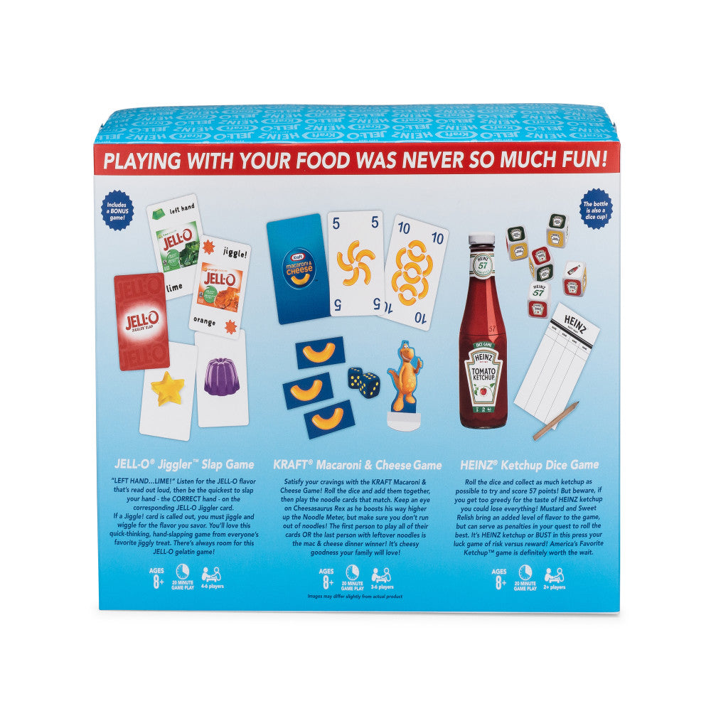 Big G Creative Kraft Heinz Jell-O Family Game Night Variety Pack - Fun Board Games for Family Game Nights, Parties & Gatherings