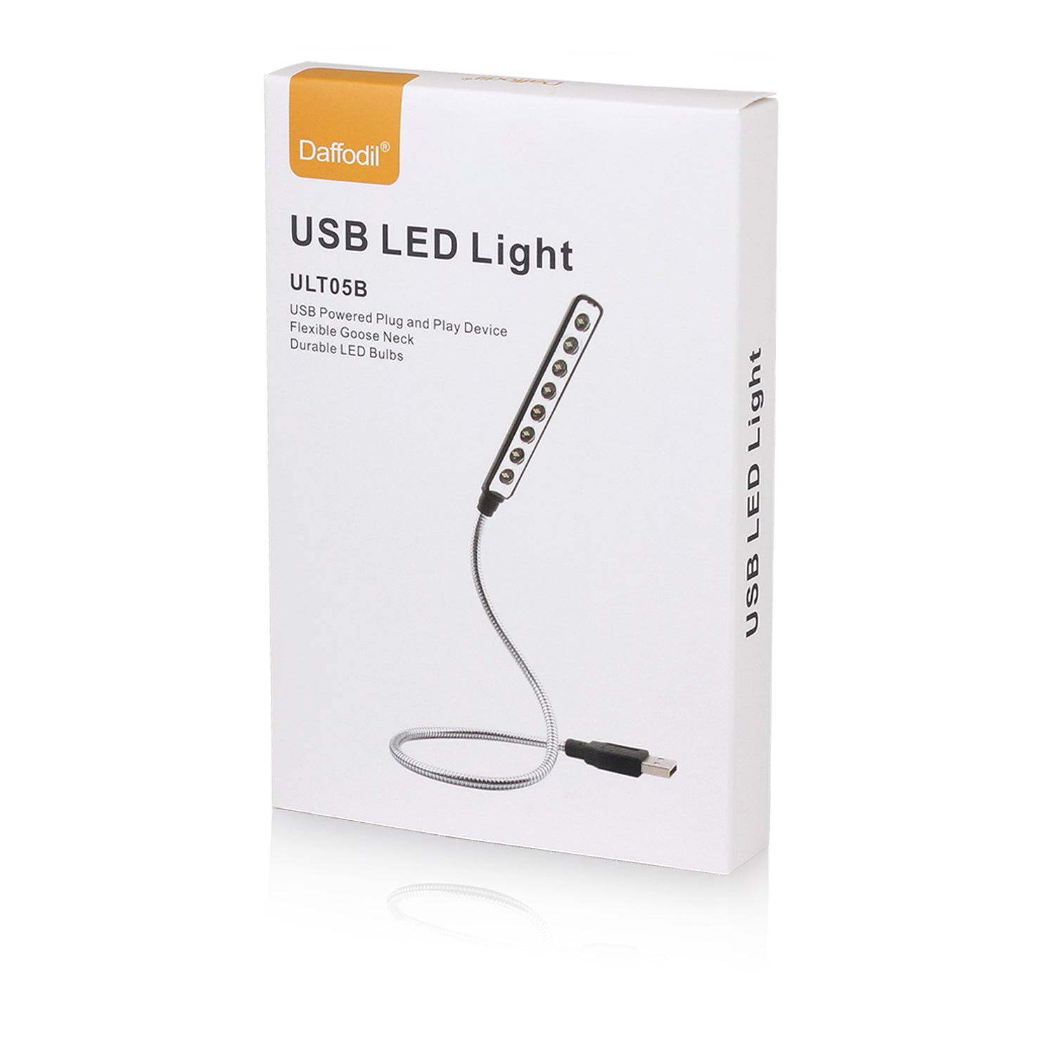 Flexible USB LED Keyboard Lamp - Adjustable Gooseneck Reading Light for Laptop, MacBook, Chromebook (ULT05) - Perfect for Night Work, Gaming & Study Sessions