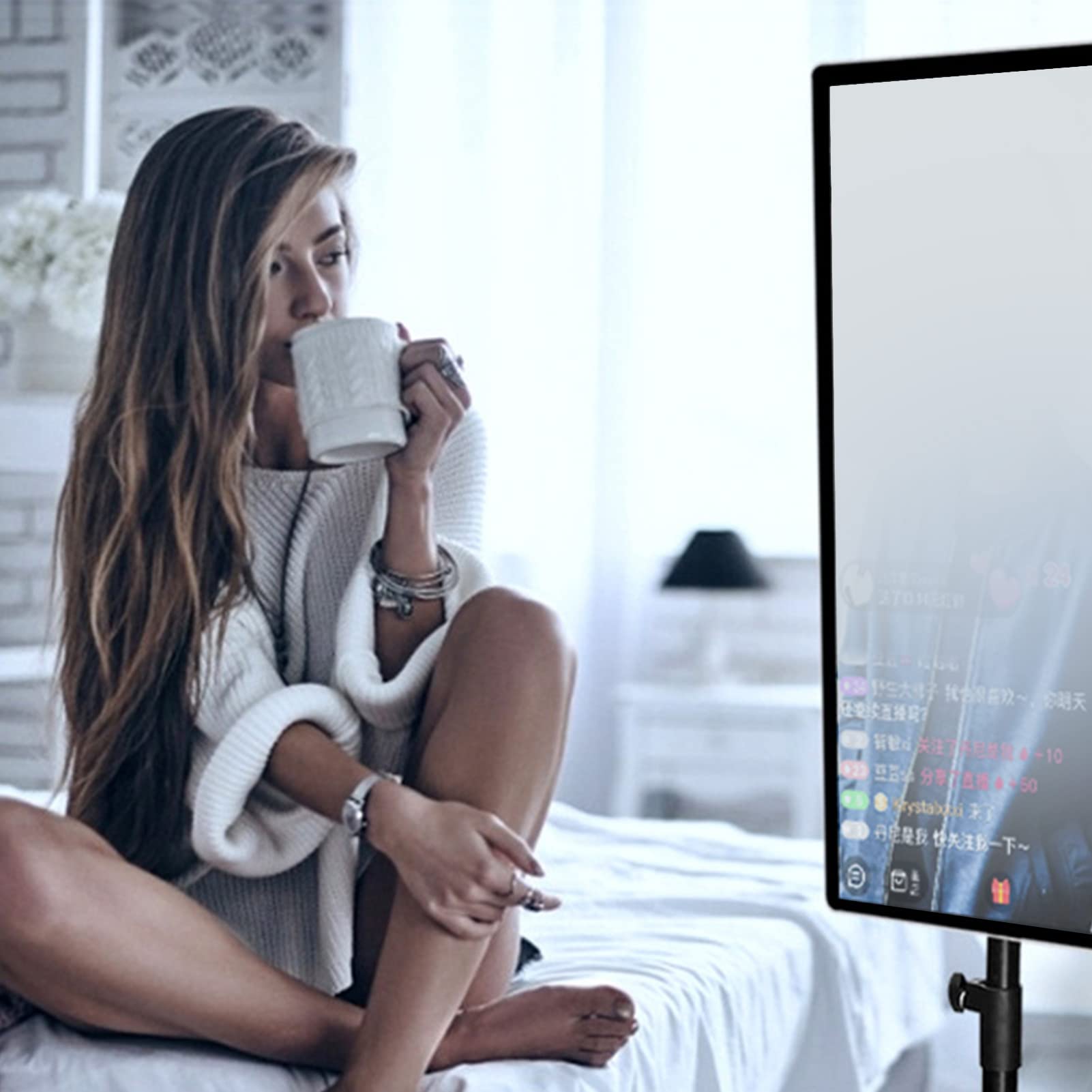 4K Wireless HDMI Display Dongle Adapter - Stream Media from Laptop/PC/Smartphone to HDTV/Projector | Perfect for Home Theater, Office Presentations & Gaming