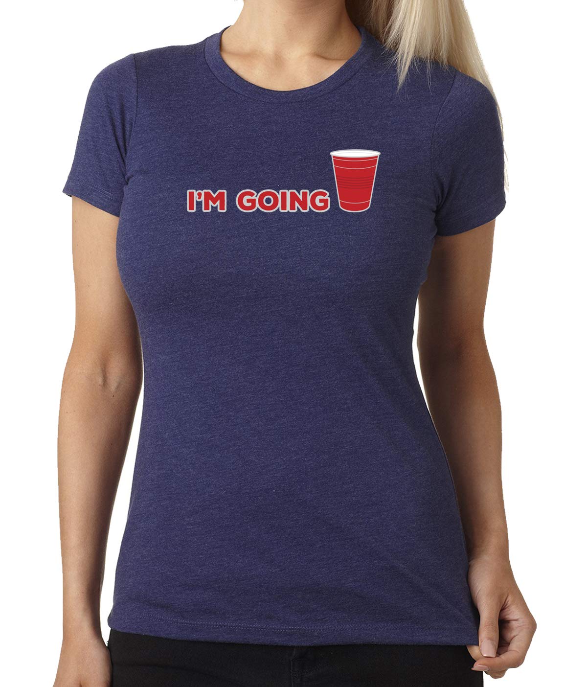 Funny 'I'm Going Solo' Graphic T-Shirt for Women - Cute Beer Lover Tee - Perfect for Girls Night Out, Bachelorette Parties & Casual Wear