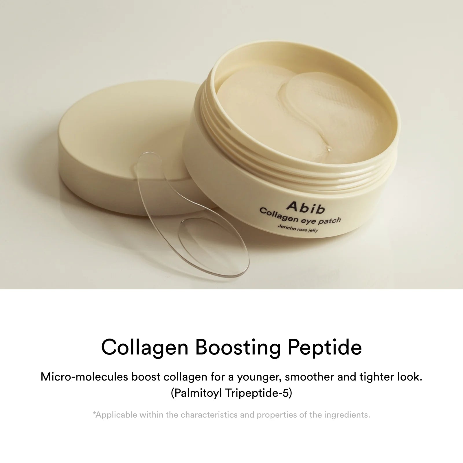 Abib Collagen Eye Patch 90g - Hydrating & Firming Under Eye Treatment for Dark Circles & Puffiness | Korean Skincare for Women & Men | Perfect for Night Routine & Travel