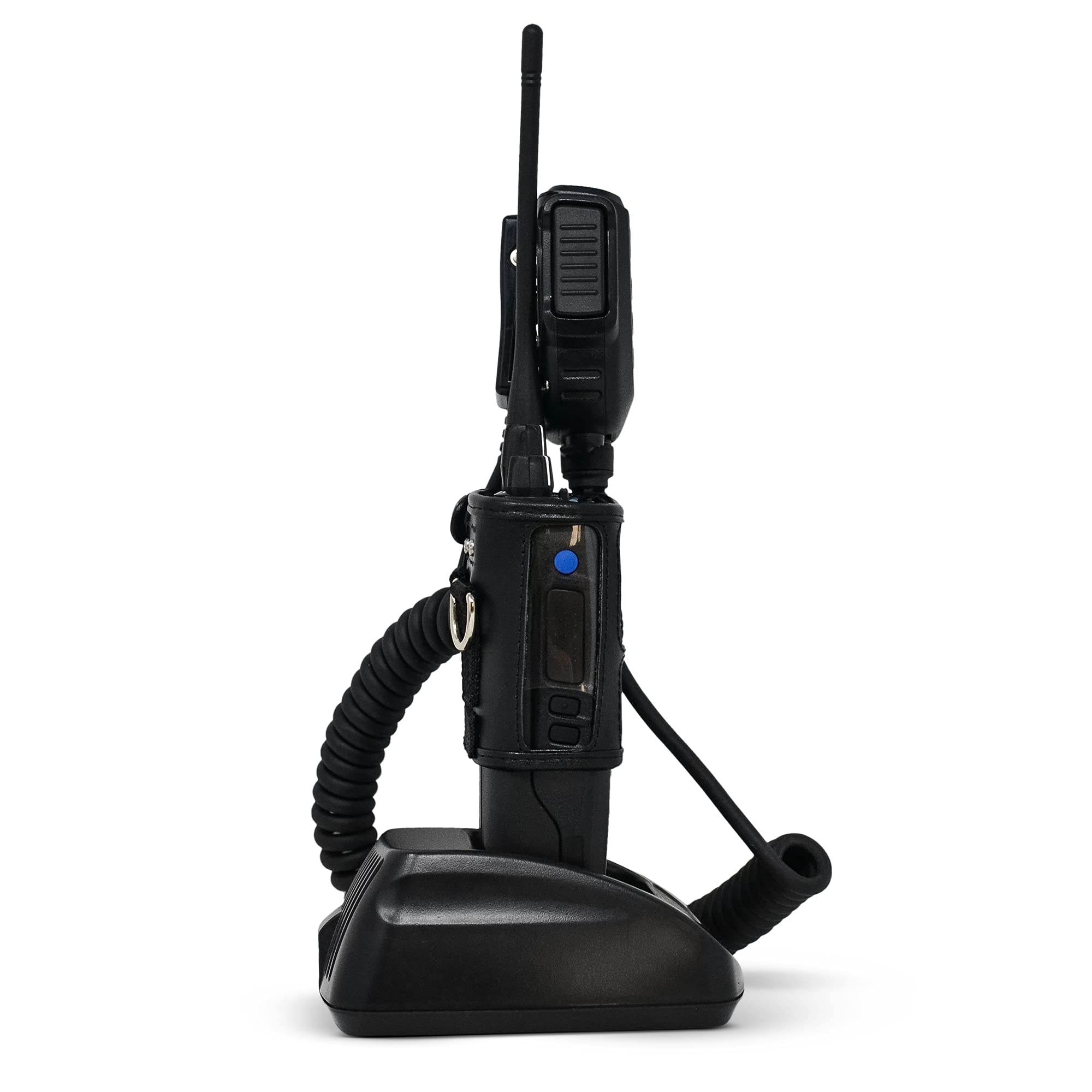Kenwood 5200 5300 5400 NEXEDGE Radio Leather Belt Holster with D Rings - Heavy Duty Police & Fire Two Way Radio Carry Case - Perfect for Law Enforcement, Security Guards, and Emergency Responders