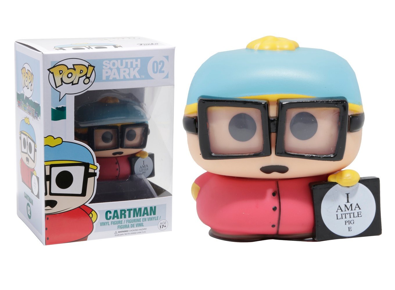 Funko Pop! TV: South Park Cartman Piggy Vinyl Figure - Collectible Cartoon Character for Fans, Perfect for Display & Gifts