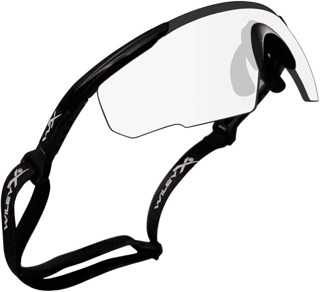 WileyX Saber Advanced 315 Tactical Sunglasses - ANSI Z87.1 Safety Glasses for Shooting, Cycling & Outdoor Sports | UV Protection, Impact Resistant, Polarized Lenses