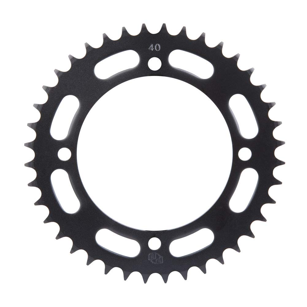 Black 40 Tooth Rear Steel Sprocket for Yamaha XT550 (1982-1983) - Durable Motorcycle Replacement Part for Off-Road & Street Riding