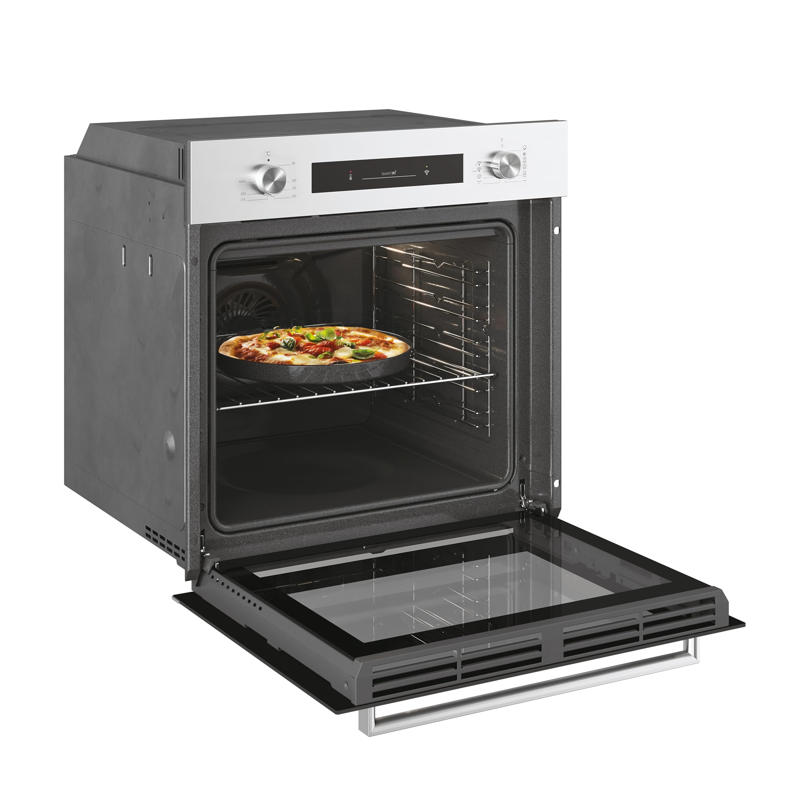 Candy Horno FCP602X E0 Electric Oven - Compact & Efficient for Baking, Roasting & More | Perfect for Small Kitchens & Apartments