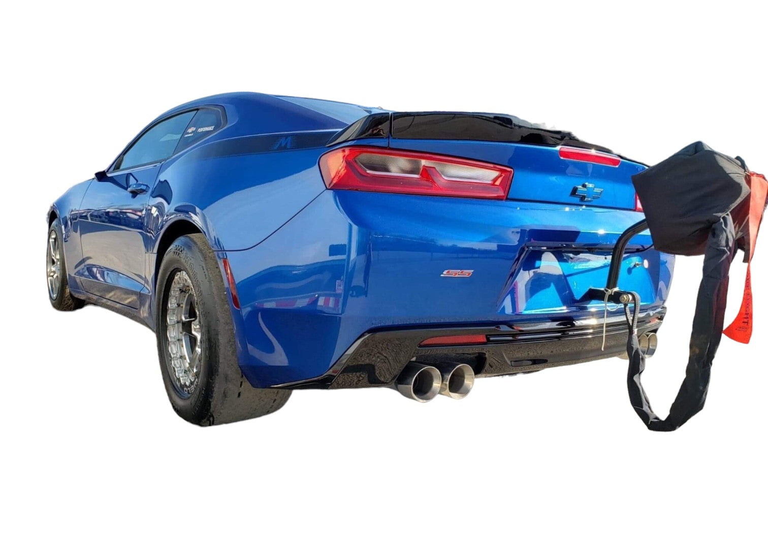 6th Gen Camaro Parachute Mount (2016-2022) - Universal Fit for Drag Racing & Track Use - High Performance Rear Bumper Mounting Bracket for Chevy Camaro SS/RS/ZL1