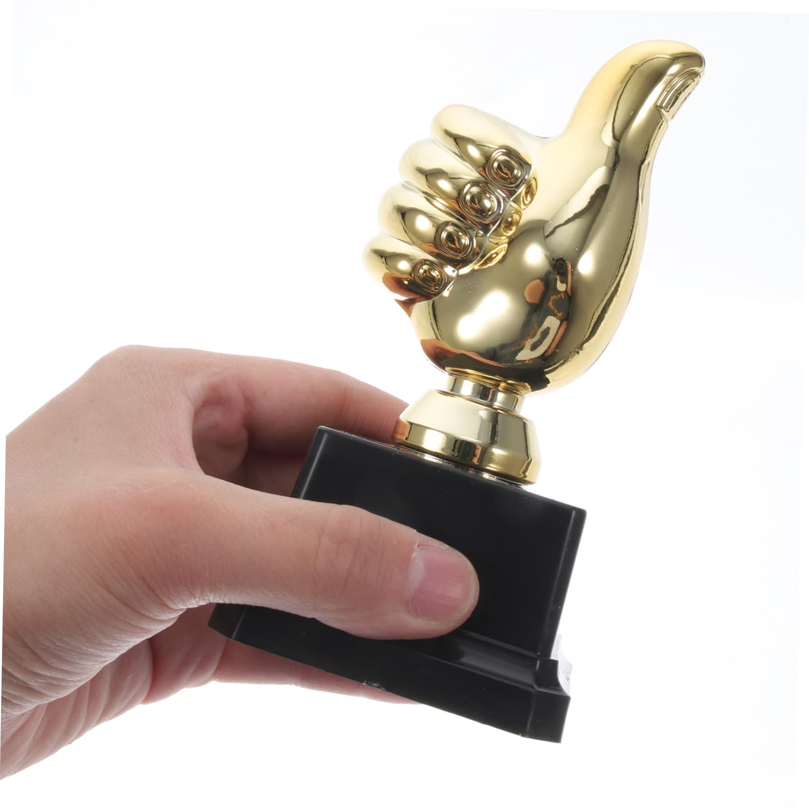BESPORTBLE 24 Pcs Gold Plastic Soccer Trophy Awards - Mini Football Prize Cups for Party Decorations, Sports Events, and Kids Playroom Decor