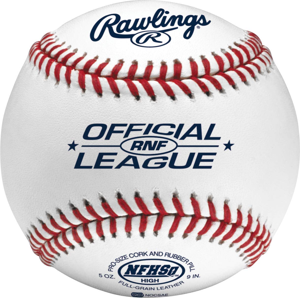 Rawlings NFHS NOCSAE Approved High School Baseballs - Official Game Balls (12 Count) | R100-H1/R100-H2/R100-H3/RNF Options | Perfect for High School Games, Practice & Training
