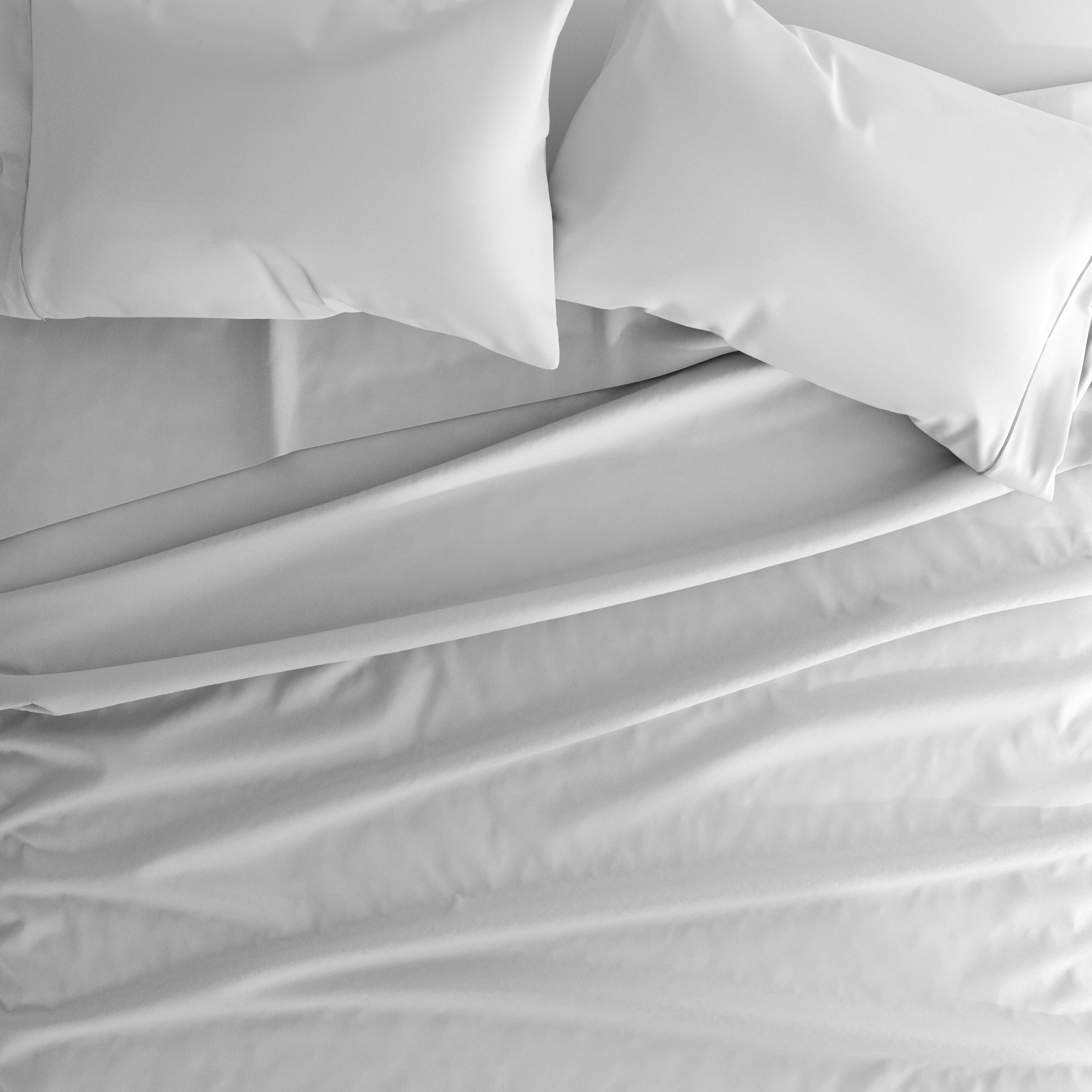 4-Piece Luxury Bed Sheet Set - Soft & Breathable Cotton - Queen Size - Perfect for Bedroom, Guest Room & Dorm - Easy Care & Wrinkle Resistant