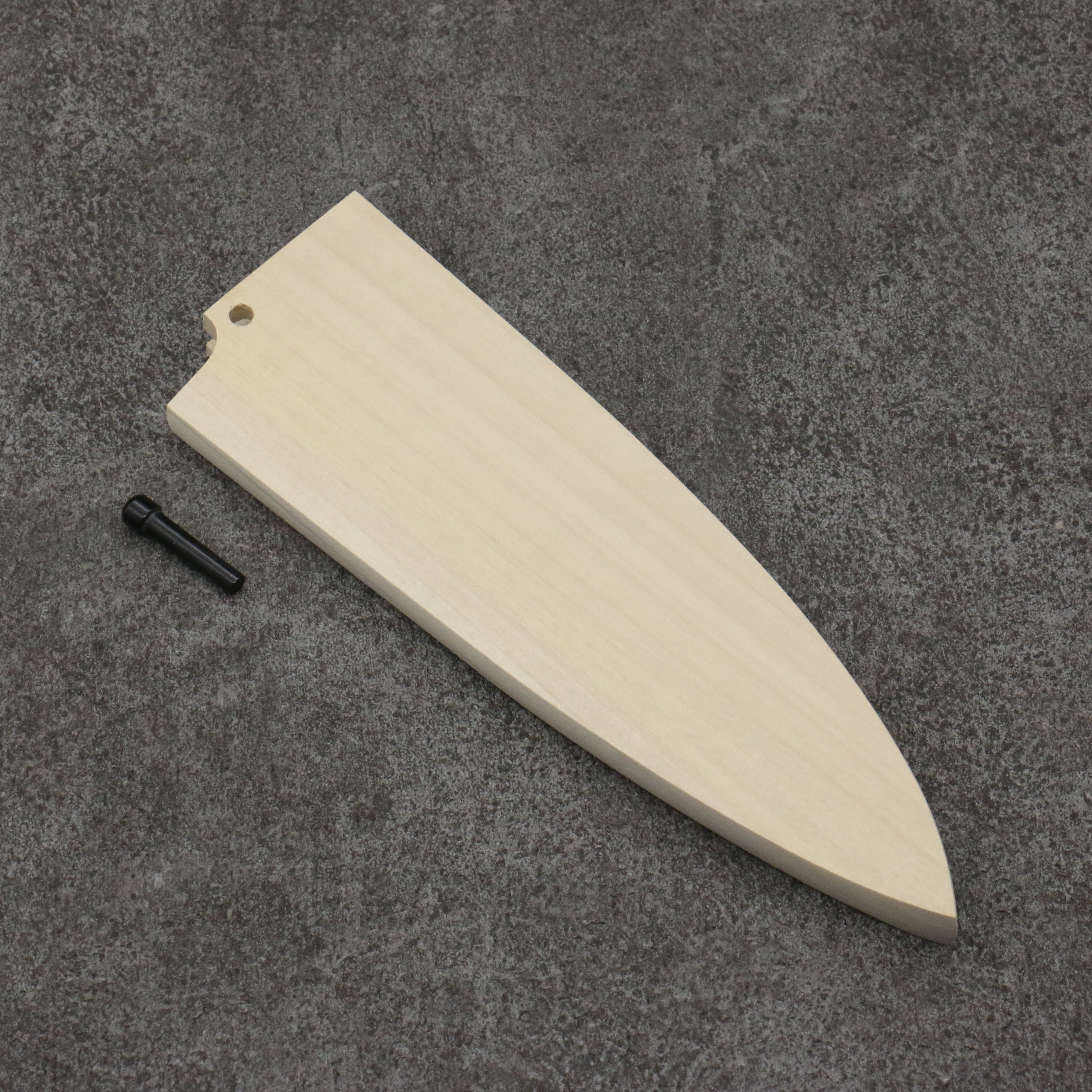 Premium Magnolia Wood Sheath for 150mm Funayuki Knife - Handcrafted Plywood Pin Kaneko Design - Perfect for Japanese Kitchen, Sushi Preparation & Chef Knife Storage