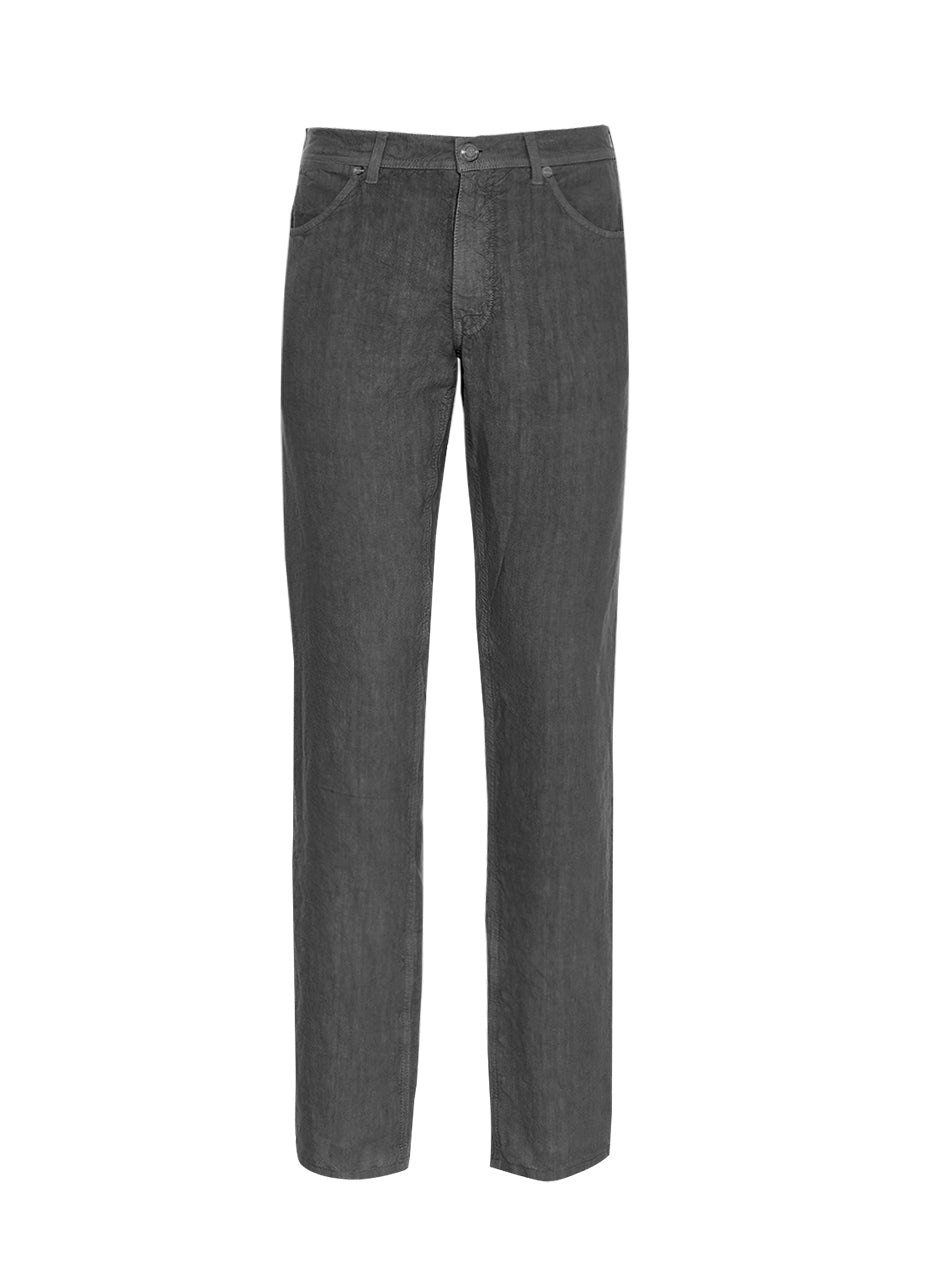 5-Pocket Regular Fit Men's Casual Pants - Comfortable & Stylish for Work, Travel & Everyday Wear