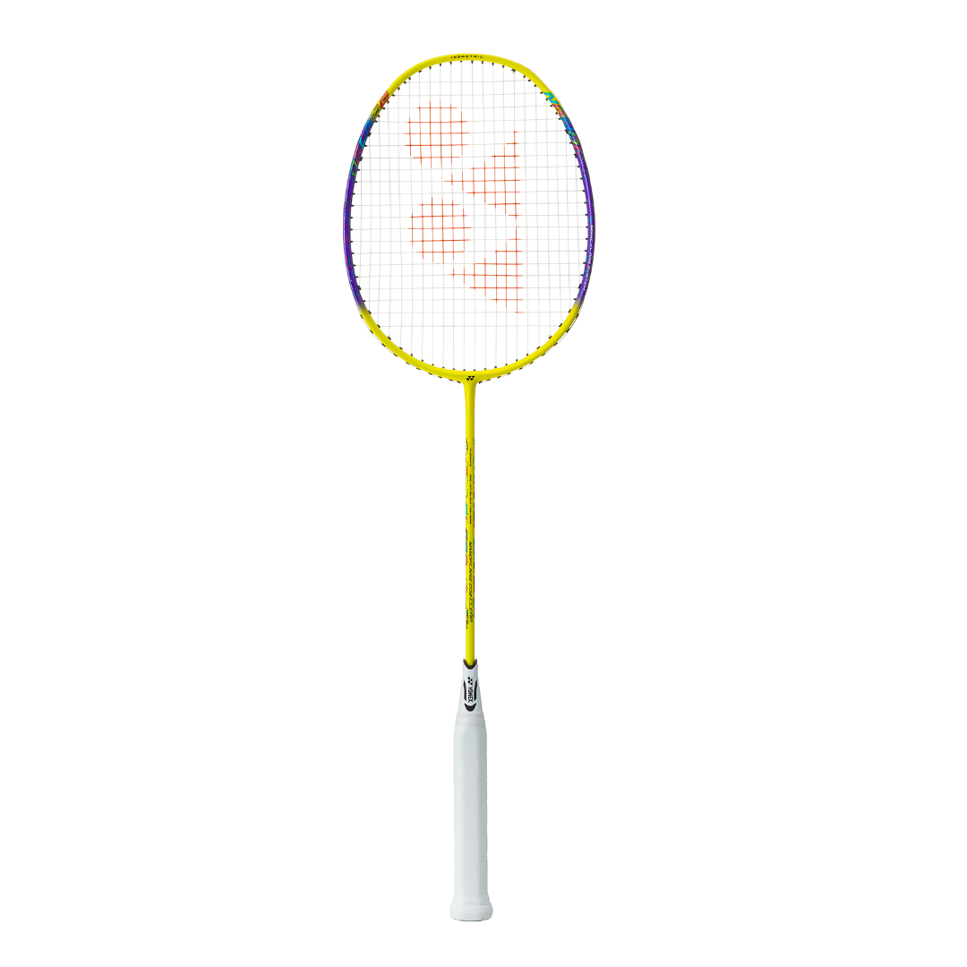 Yonex NanoFlare 002 Clear Pre-Strung Badminton Racket - Lightweight Carbon Fiber Shuttlecock Racket for Professional & Recreational Players - Perfect for Tournaments & Backyard Games [Yellow]