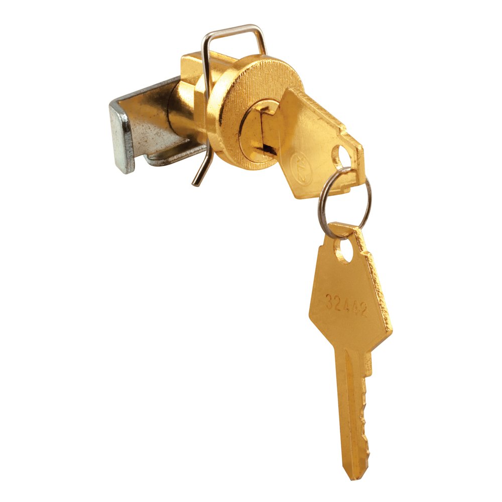 Prime-Line MP4054 1-Inch Brass Mailbox Lock - Secure & Durable Single Pack for USPS, Residential & Commercial Mailboxes - Perfect for Home, Office & Apartment Security