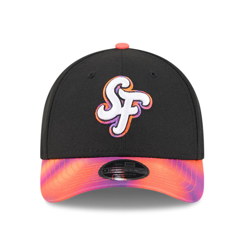New Era 9Forty M Crown San Francisco Giants 2025 City Connect Snapback Baseball Cap - Black, Orange, Purple - Perfect for Game Day, Streetwear & Sports Fan Fashion