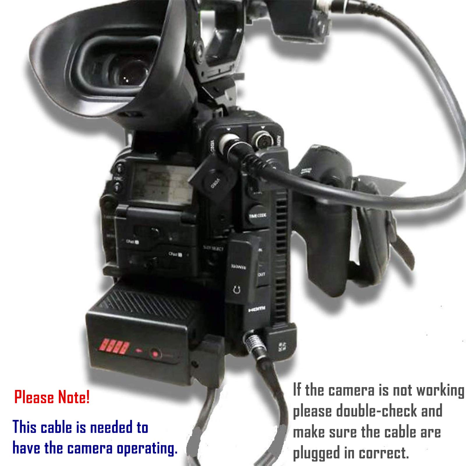 Kastar Replacement Battery and D-Tap Charger for Canon BP-A30/BP-A60/BP-A90, CG-A10/CG-A20 - Compatible with Canon EOS C200/C200B/C220B/C300 Mark II PL Cinema Cameras - Professional Video Shooting & On-the-Go Power Solution