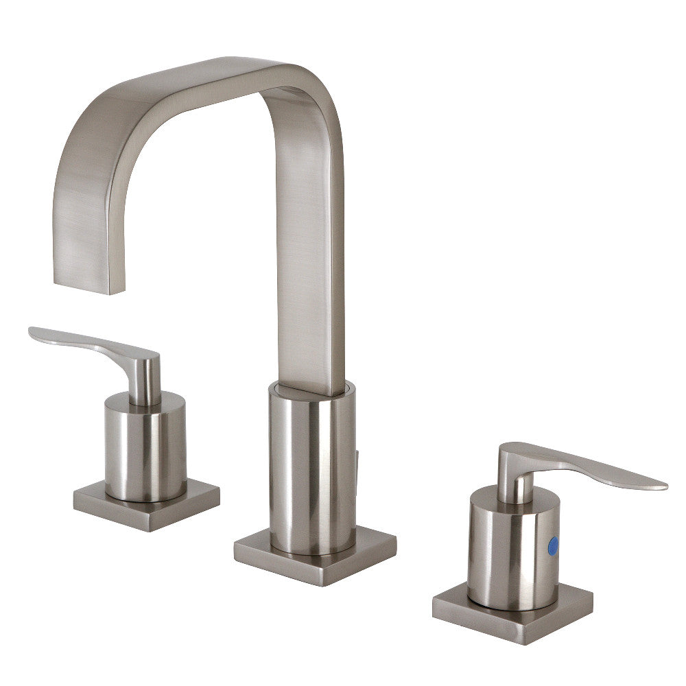 Kingston Brass FSC8961SVL Serena Widespread Bathroom Faucet with Pop-Up Drain - Elegant Chrome Finish for Modern Bathrooms | Perfect for Vanities, Powder Rooms & Guest Baths