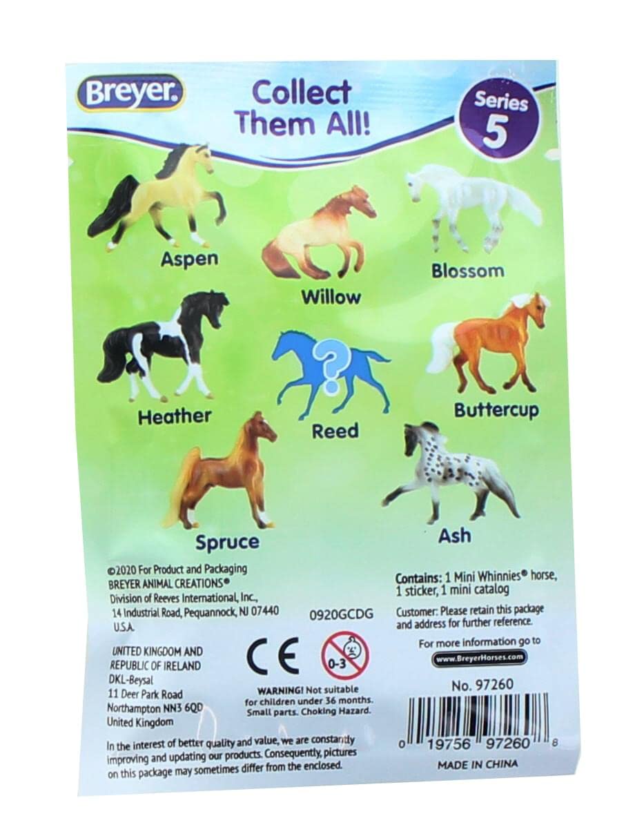 Breyer Mini Whinnies 1:64 Scale Horse Surprise Series 5 - Collectible Toy Horses for Kids & Adults | Random Assortment | Perfect for Playtime, Display & Gift Giving