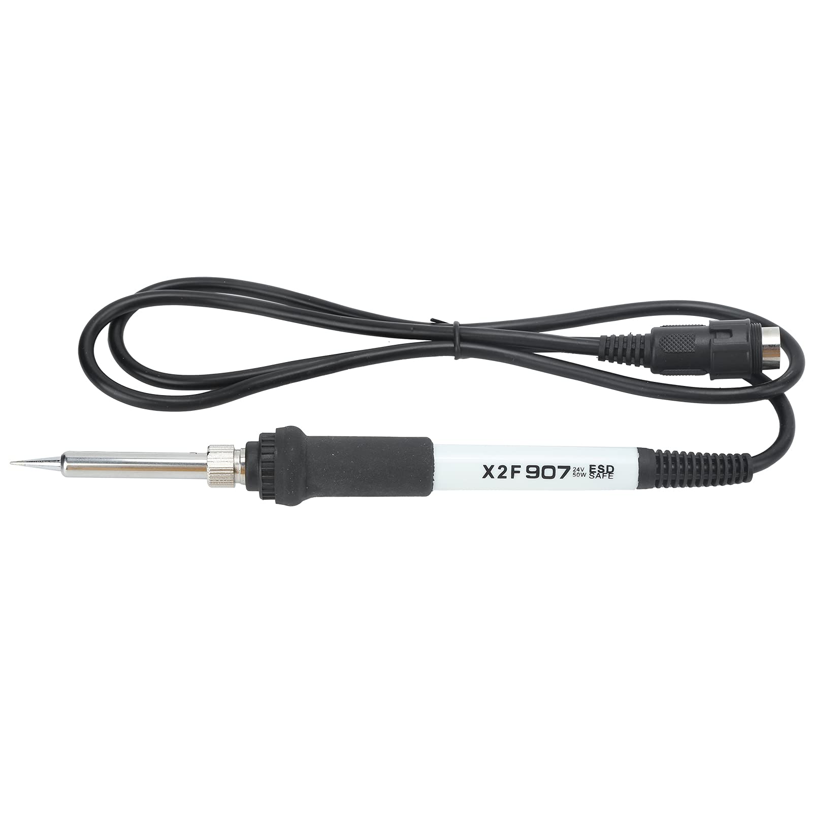 60W Electric Soldering Iron Kit with 907 Silicone Wire & 1321 Heating Core - 5 Pin Interface Replacement for 936 Soldering Station | DIY Electronics Repair, Jewelry Making, Circuit Board Projects