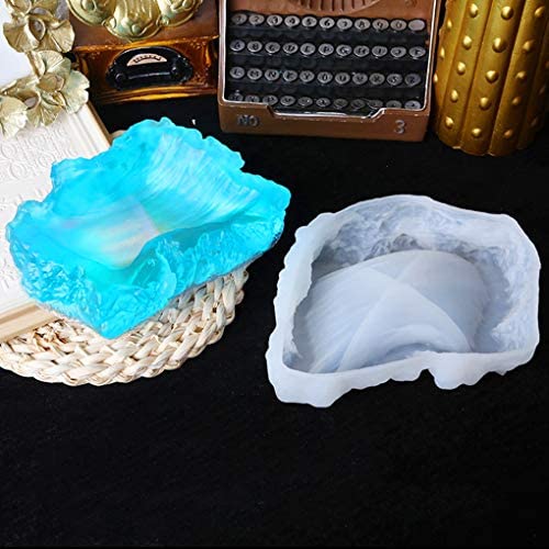 FineInno Ocean Wave Silicone Resin Molds - Jewelry Tray, Storage Box & Ring Organizer Casting Molds with Pen Holder - Perfect for DIY Resin Jewelry Making, Home Decor & Craft Projects