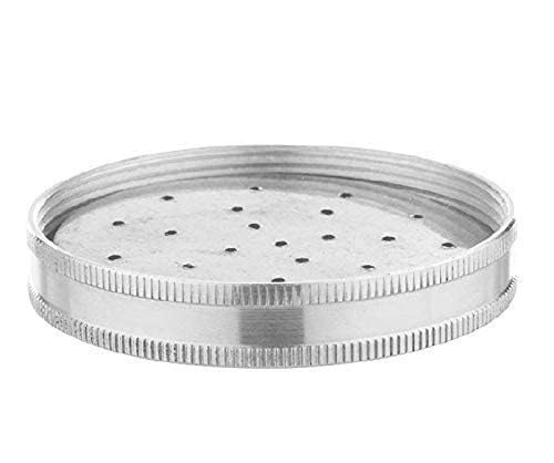 Premium UROOJ Aluminum Kitchen Press with 5 Blades - Snack Maker, Noodles Press, Murukku Maker, Karampoosa Giddalu - Perfect for Homemade Chips, Pasta, and Traditional Indian Snacks (Silver)