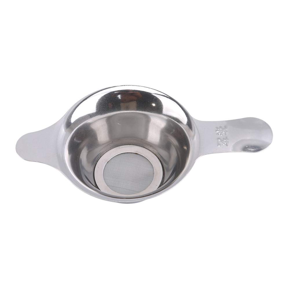 Premium Stainless Steel Tea & Coffee Strainer - Fine Mesh Filter with Double Handles for Loose Leaf Tea, Herbal Infusions & French Press Coffee | Ideal for Home, Office & Tea Ceremonies