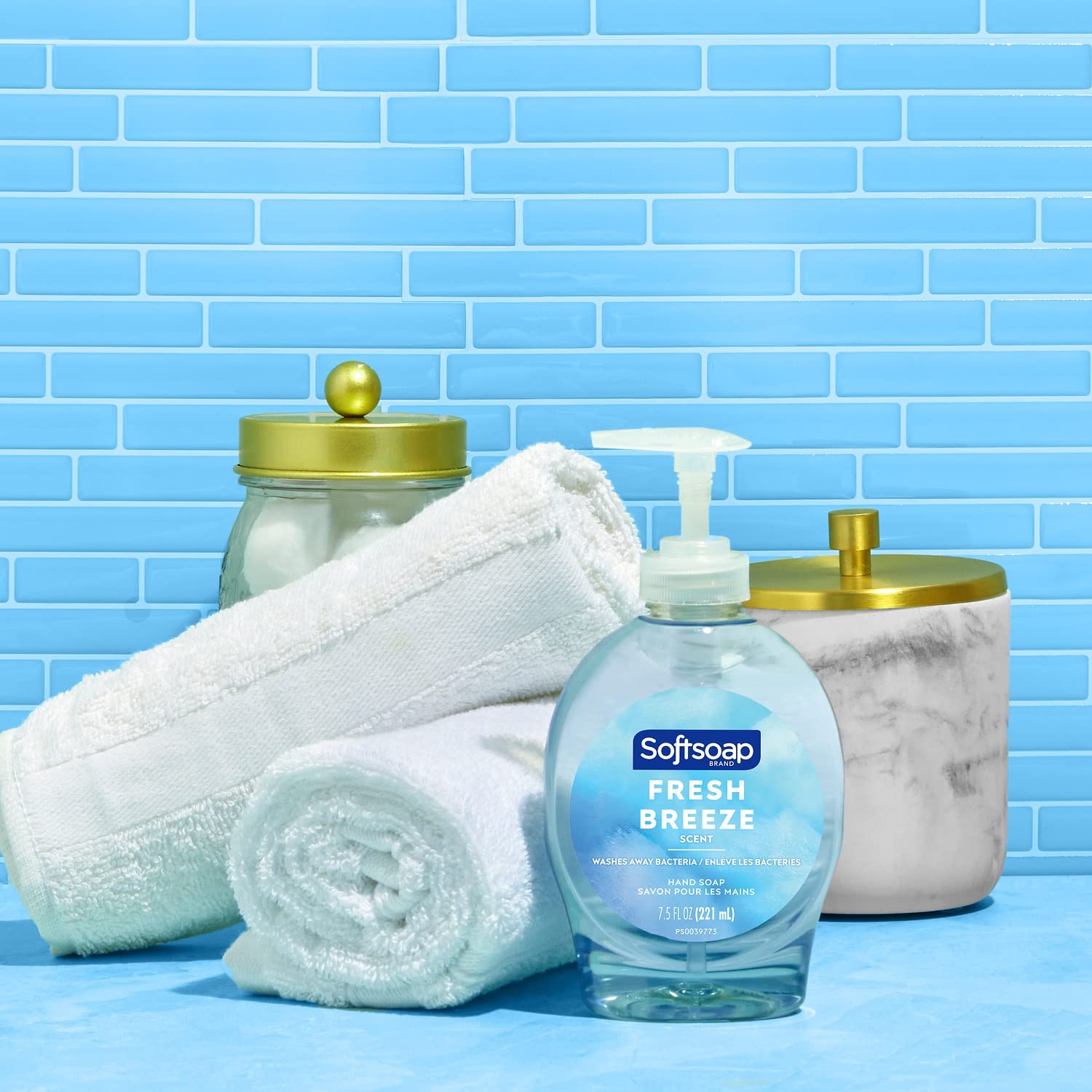 Irish Spring Bar Soap for Men - Original Scent, 3 Count (Pack of 8) | Softsoap Fresh Breeze Liquid Hand Soap 7.5 Fl Oz (Pack of 6) | Refreshing Body & Hand Cleanser for Daily Shower & Handwashing at Home, Gym or Travel