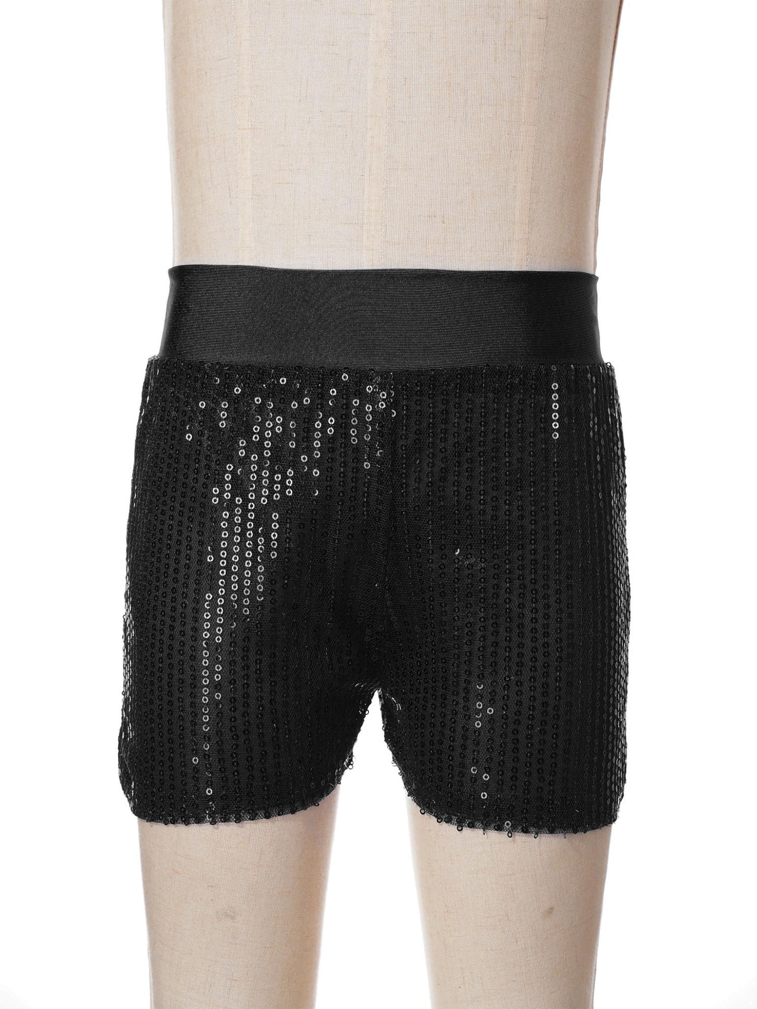 Glitter Sequin Dance Shorts for Kids - Ballet, Jazz, Yoga & Gymnastics Short Pants for Girls & Boys - Perfect for Dance Classes, Performances & Active Play