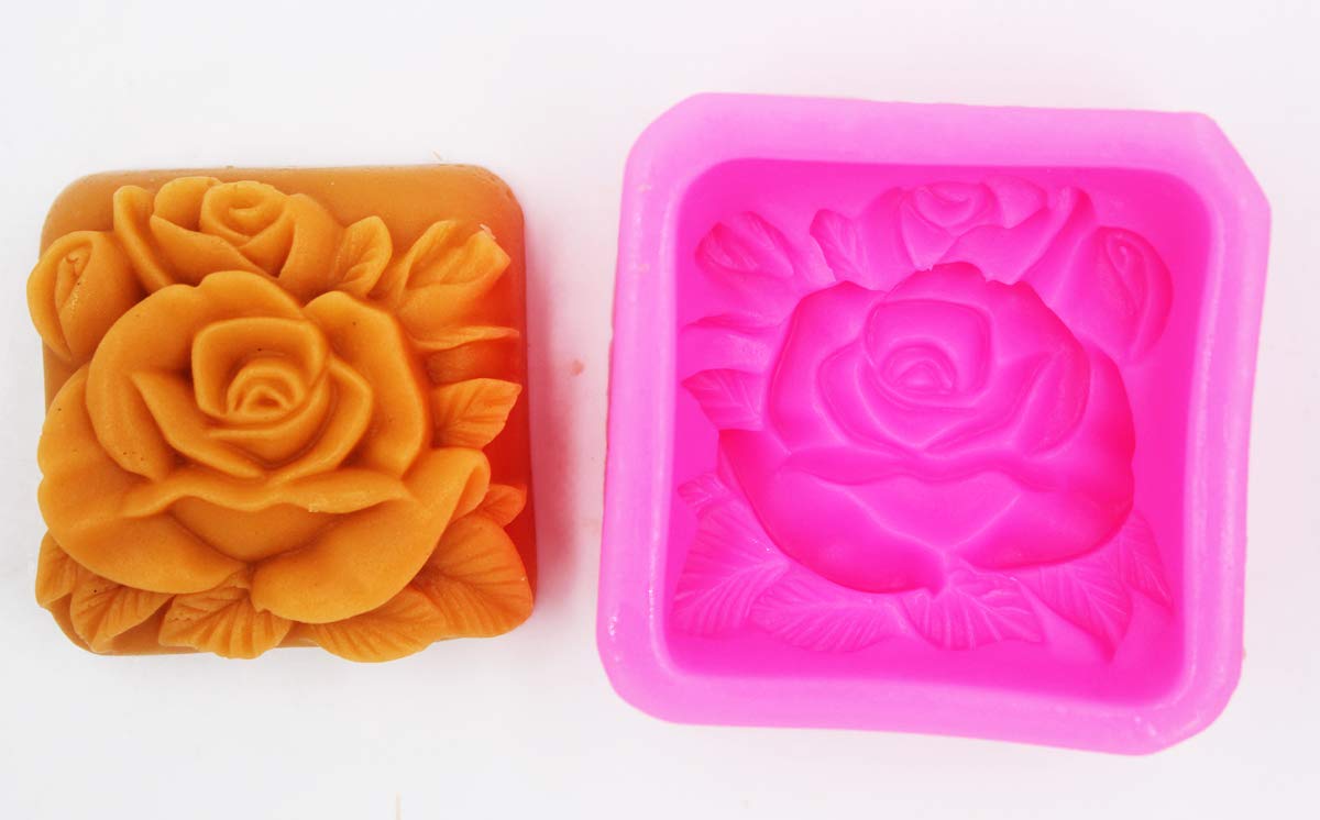 Longzang S0236 Silicone Soap Mold - DIY Handmade Craft Art Soap Making Kit for Bath Bombs, Candles & Resin - Perfect for Home Spa, Gifts & DIY Projects
