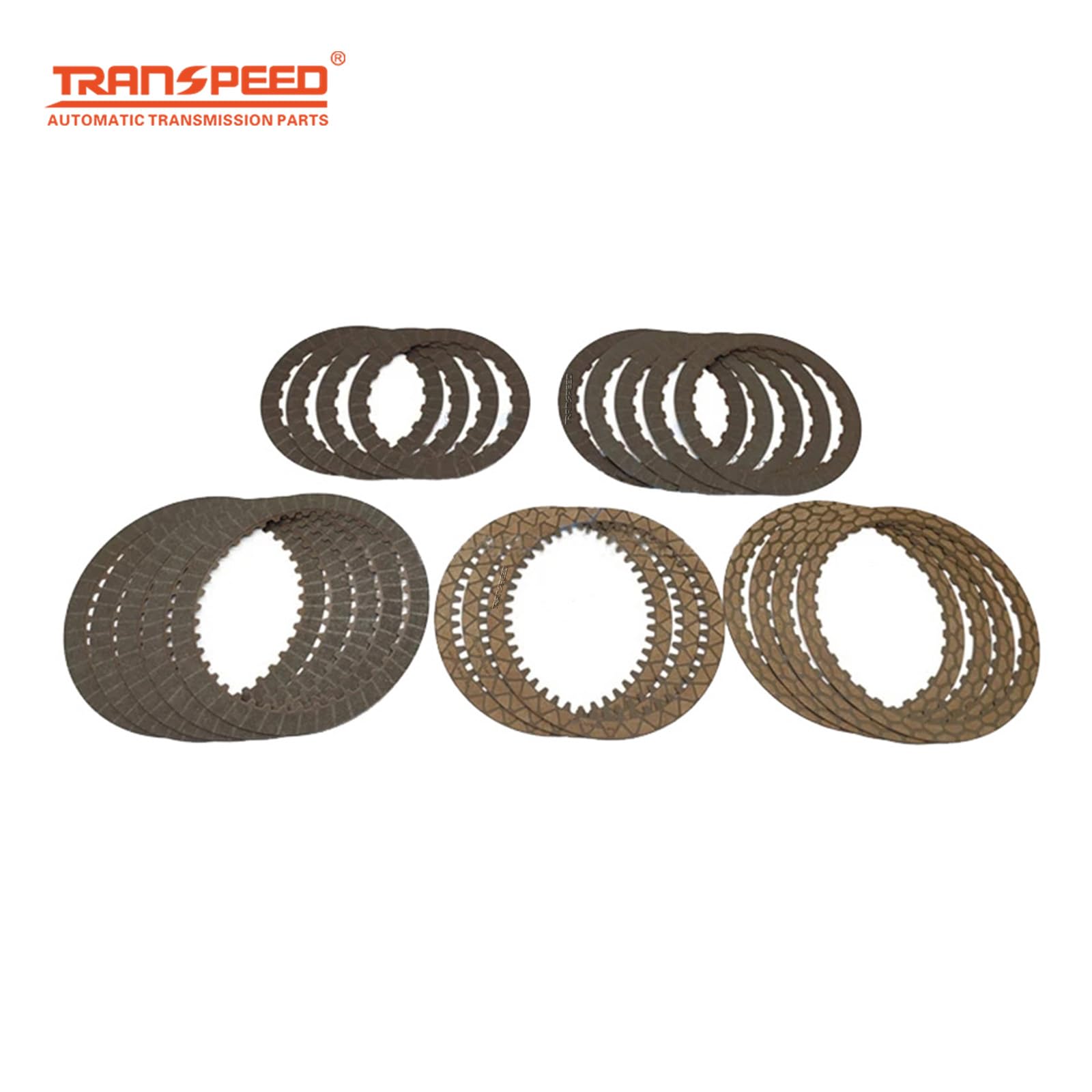 TRANSPEED 8L90 Automatic Transmission Clutch Friction Plates Kit - Compatible with 2015-Up GM Vehicles (Chevrolet, GMC, Cadillac) - OEM Borg Warner Replacement - Perfect for Transmission Repair & Performance Upgrades