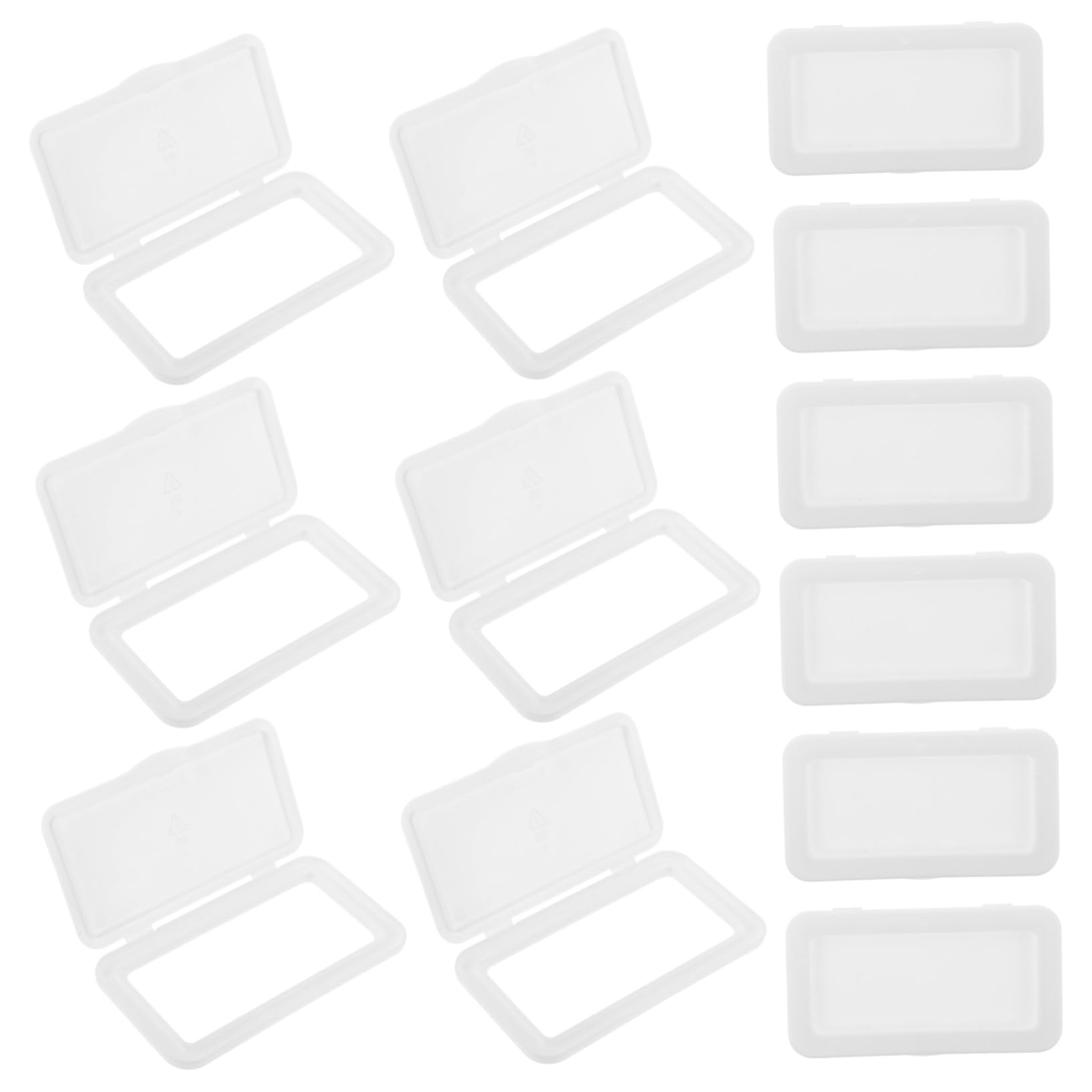 BUGUUYO Baby Wipes Holder Case - Reusable Flip Cover for Wet Wipes, Plastic Lid Replacement for Tissue Box (30pcs, White) - Perfect for Diaper Bags, Nursery, and On-the-Go Baby Care
