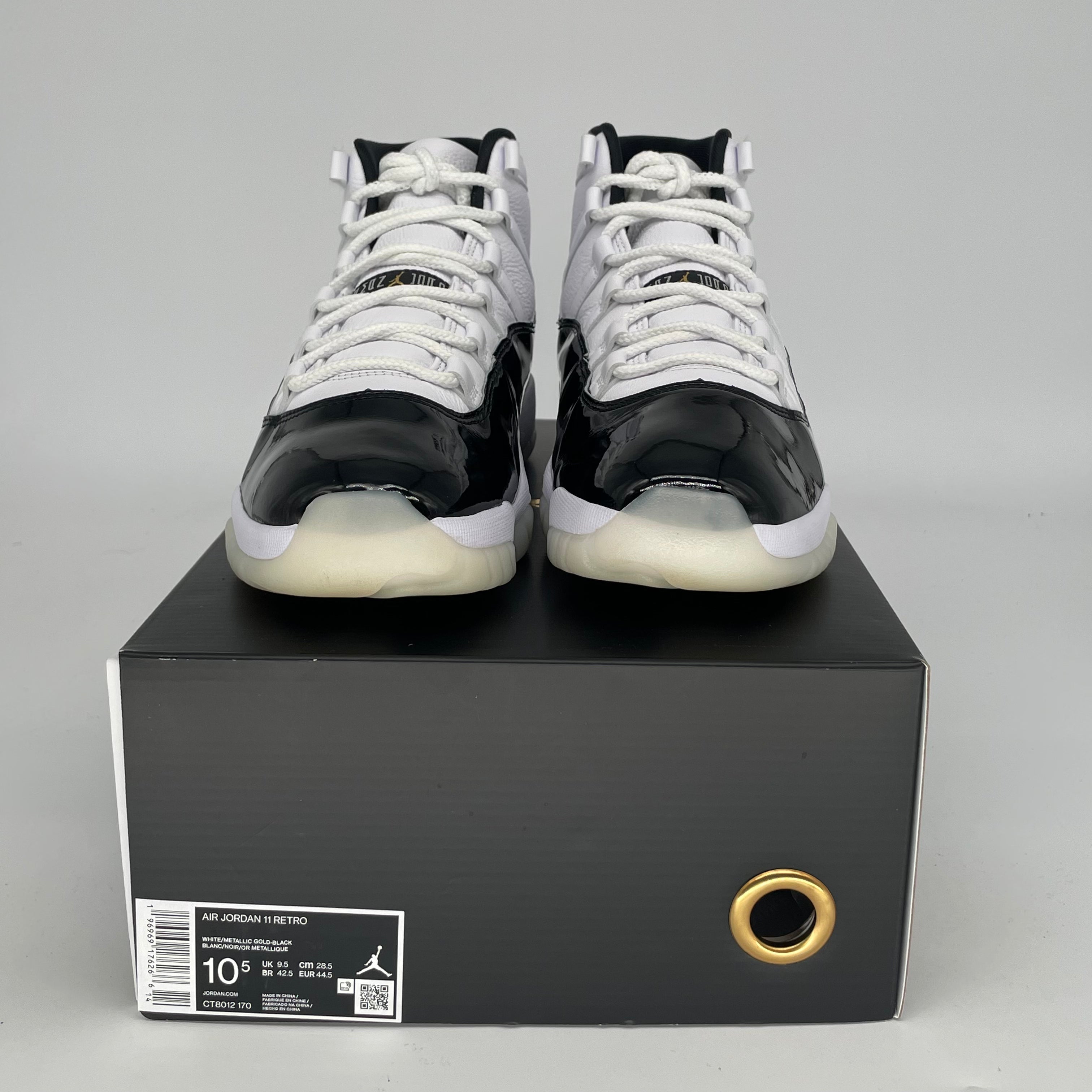 AIR JORDAN 11 DMP GRATITUDE Basketball Shoes Men's Size 10.5/Women's 12 (CT8012-170) - Retro Sneakers for Sports, Fashion & Casual Wear