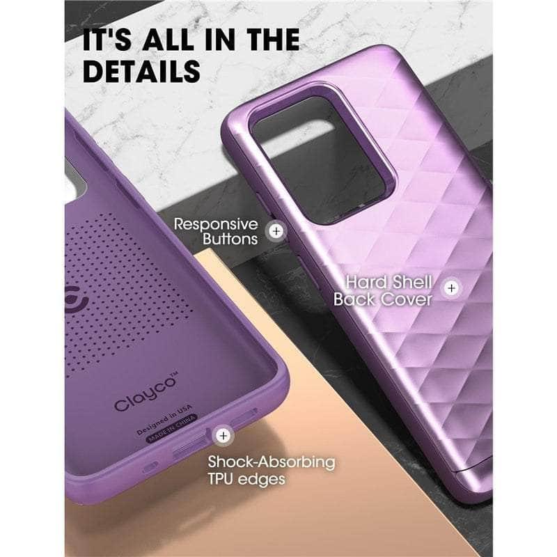 Samsung Galaxy S20 Ultra Premium Hybrid Wallet Case - Slim Protective Cover with Card Holder for Daily Use & Travel