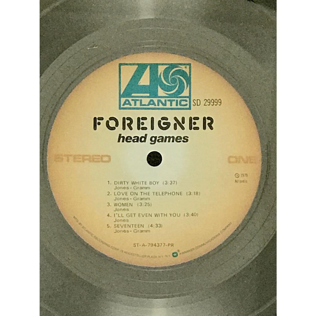 RIAA Platinum Album Award - Foreigner Head Games - Official Music Recognition Plaque - Perfect for Music Collectors, Fans & Home Decor