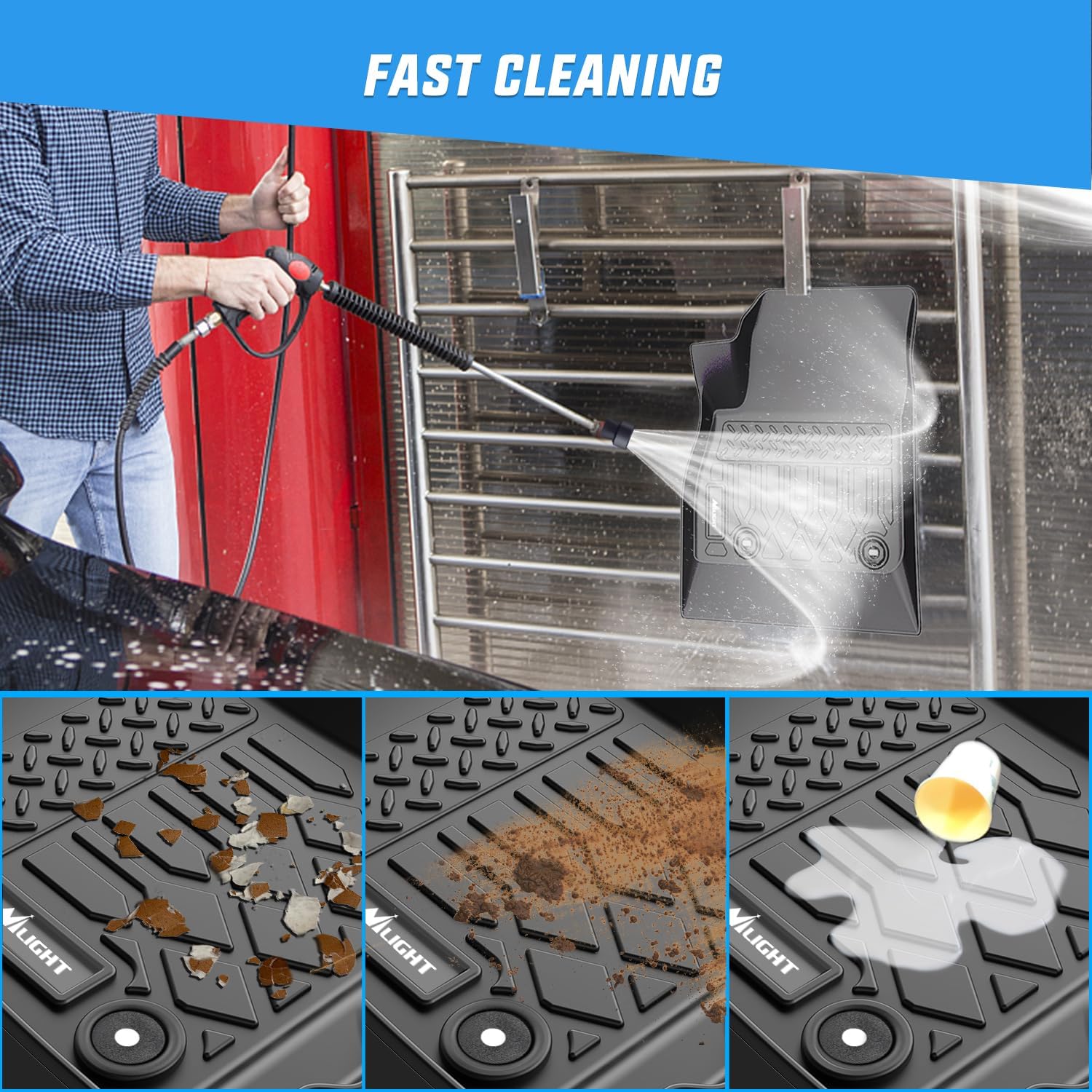 Custom Fit TPE Floor Mats for Chevy Cruze 2016-2020 - All-Weather Protection, Non-Slip Car Floor Liners for Sedan, Perfect for Daily Commute & Road Trips