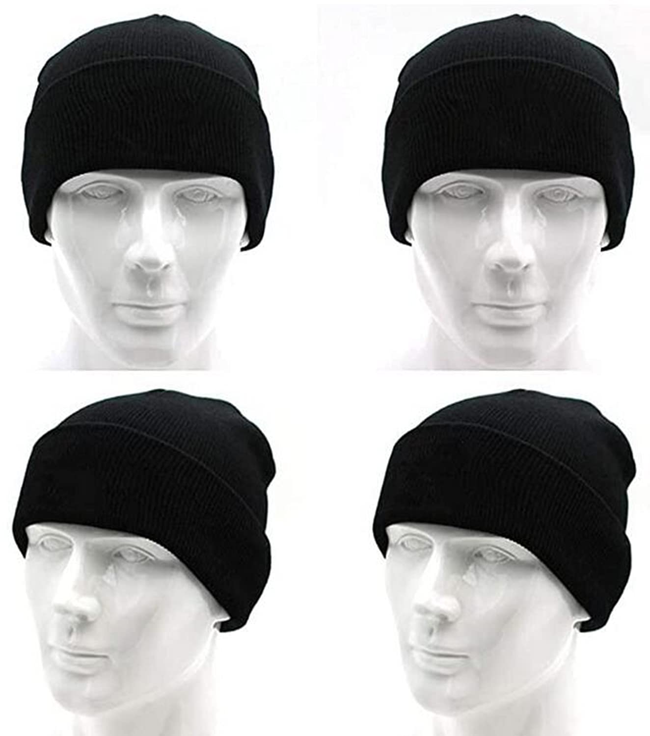 Tokyo Ghoul Kaneki Ken Anime Beanie Hat - Unisex Winter Knit Skull Cap for Men & Women - Soft Warm Cuffed Beanie for Cosplay, Gift & Cold Weather Fashion