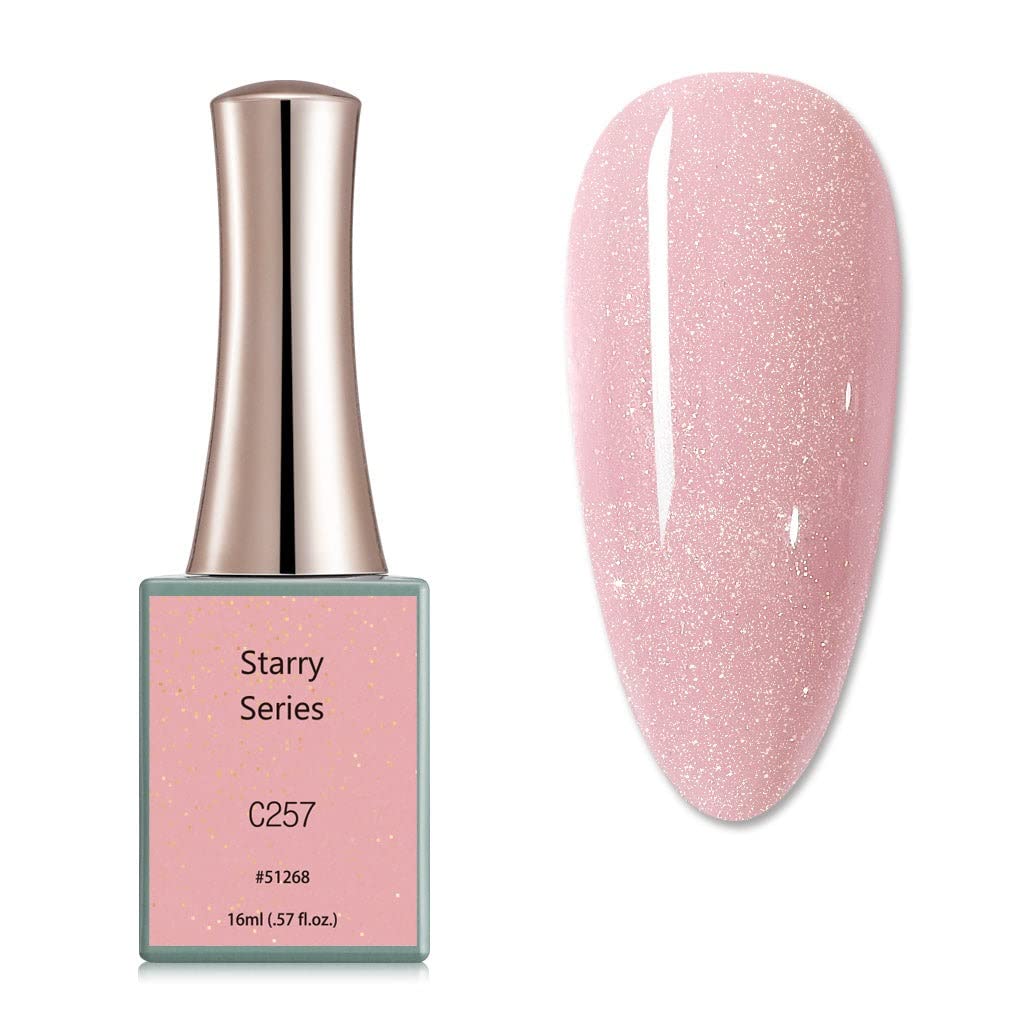 BELLE GAGA™ CANNI Gel Nail Polish Set - 16ml Soak Off LED UV Nail Polish for Manicure, Salon & DIY Home Nail Art (Color C257) | Perfect for Professional Nail Salons, At-Home Manicures, Gift Giving & Special Occasions