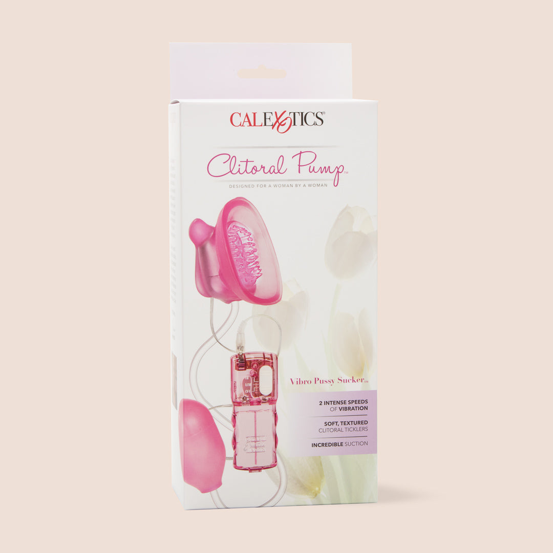 CalExotics Intimate Pump™ Vibro Pussy Sucker™ - Powerful Clitoral Stimulator & Suction Pump for Enhanced Pleasure | Perfect for Solo Play, Couples & Sensual Exploration