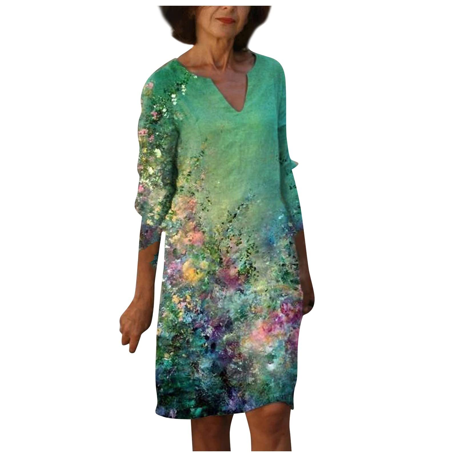 Elegant Women's Lace V-Neck Mini Dress with Batwing Sleeves & Backless Crochet Detail | Flattering Ruffle Hem Dress That Conceals Belly Fat | Perfect for Date Nights, Parties & Summer Vacations
