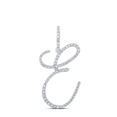 10K Gold Diamond Initial 