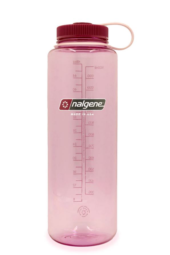 Nalgene 48oz Wide Mouth Water Bottle - BPA Free, Leak Proof, Durable for Hiking, Camping & Outdoor Adventures | Sustainable & Eco-Friendly