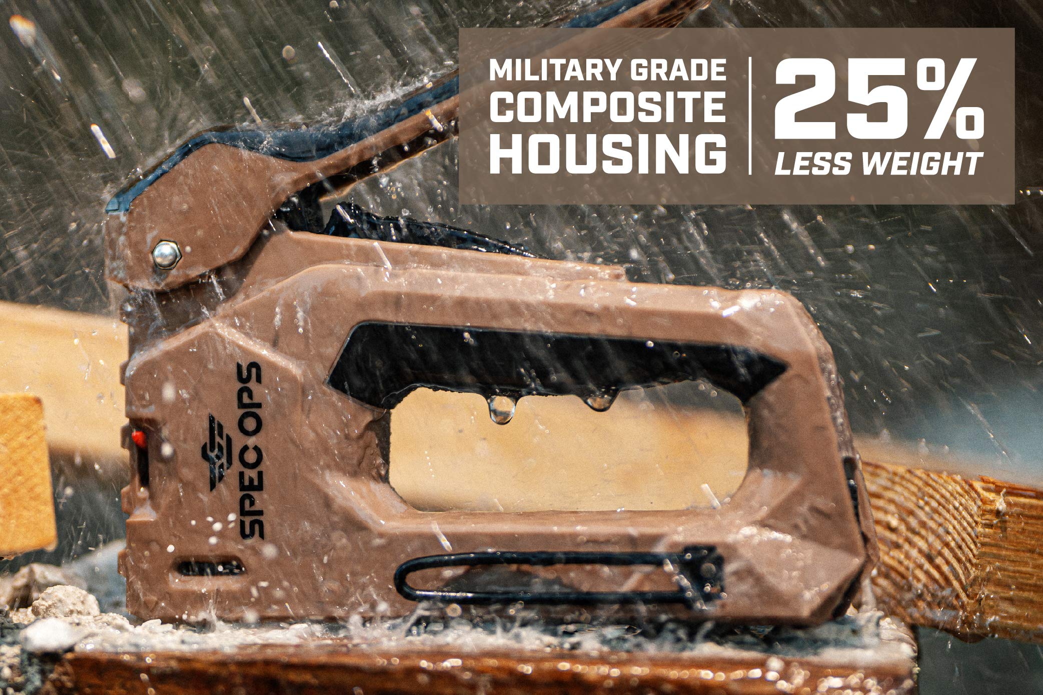 Heavy Duty Staple Gun for Woodworking & Upholstery - 1/4