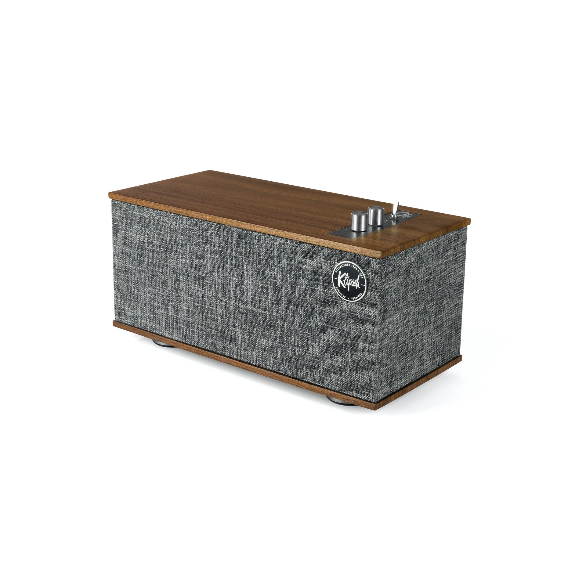 Premium THE ONE II Walnut Wood Bluetooth Speaker - High-Quality Sound for Home, Office & Outdoor Use