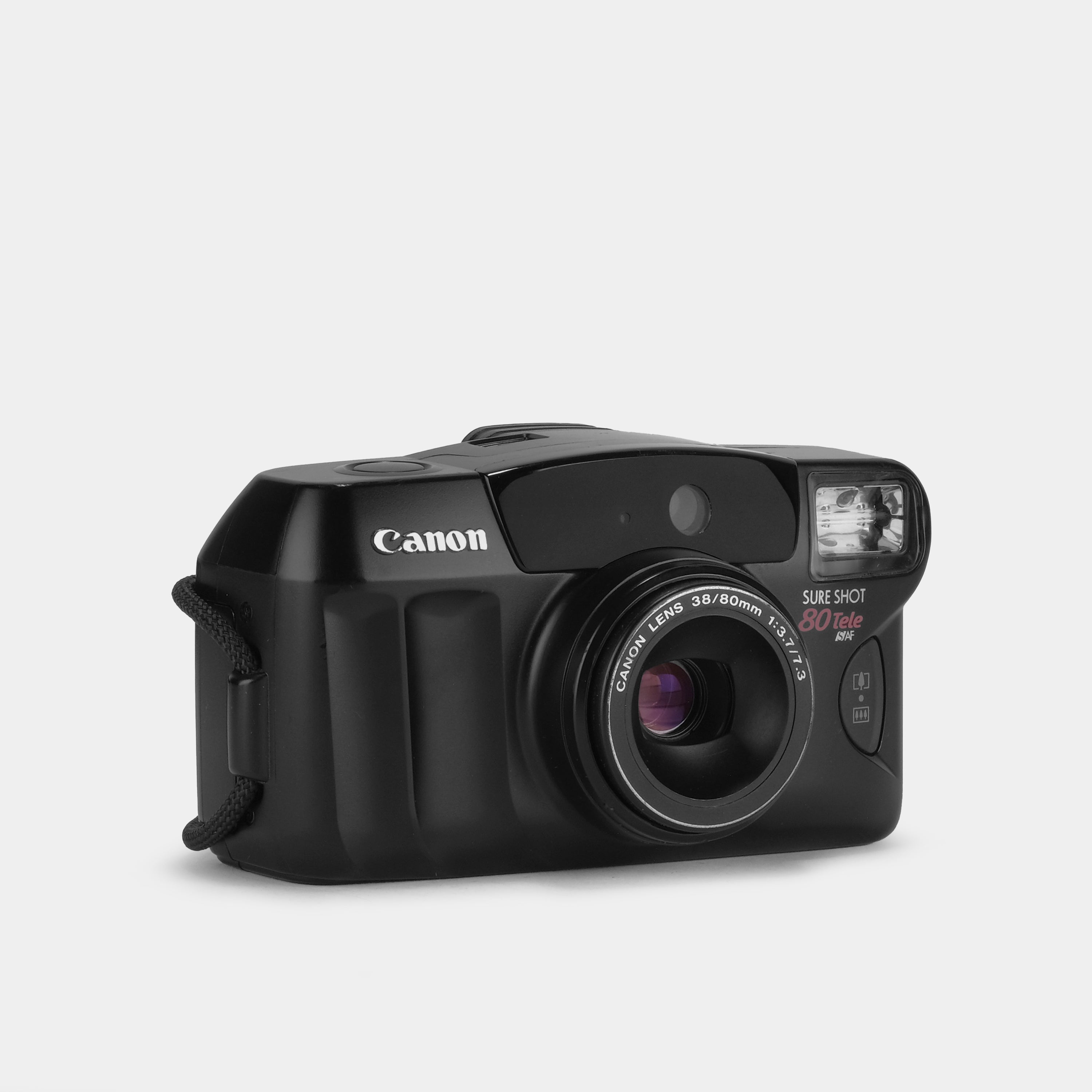Canon Sure Shot 80 Tele 35mm Film Camera - Vintage Point & Shoot with Zoom Lens for Travel, Street Photography & Everyday Use