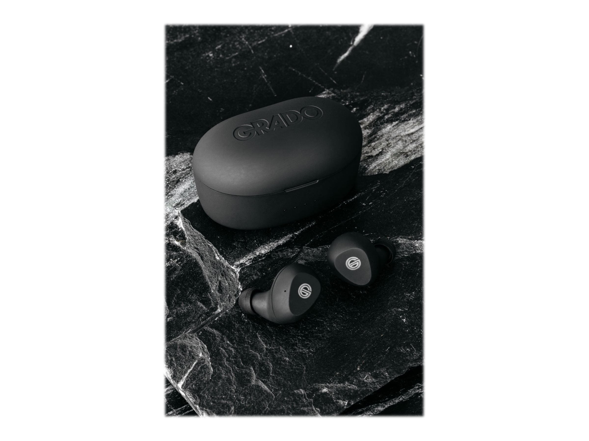 Grado GT220 Wireless Earbuds - Premium In-Ear Headphones with Active Noise Cancelling for Gym, Running & Travel - Bluetooth 5.0, 30H Battery Life, IPX4 Waterproof