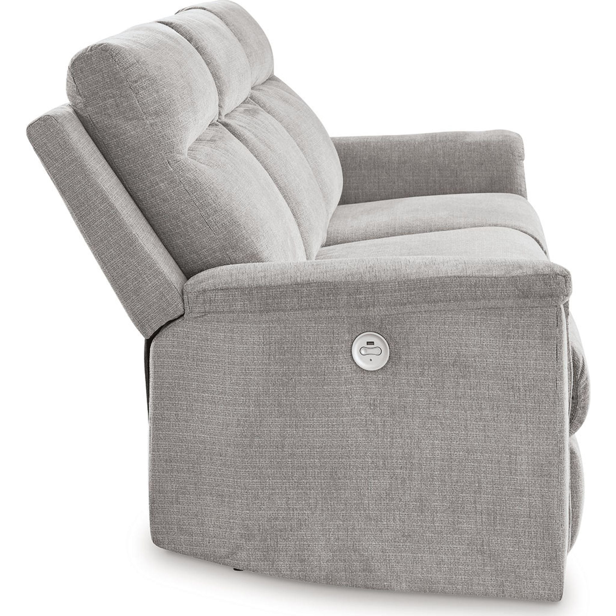 Barnsana Power Reclining Sofa - Electric Recliner Couch with USB Charging & Cup Holders | Modern Living Room Furniture for Home Theater & Relaxation