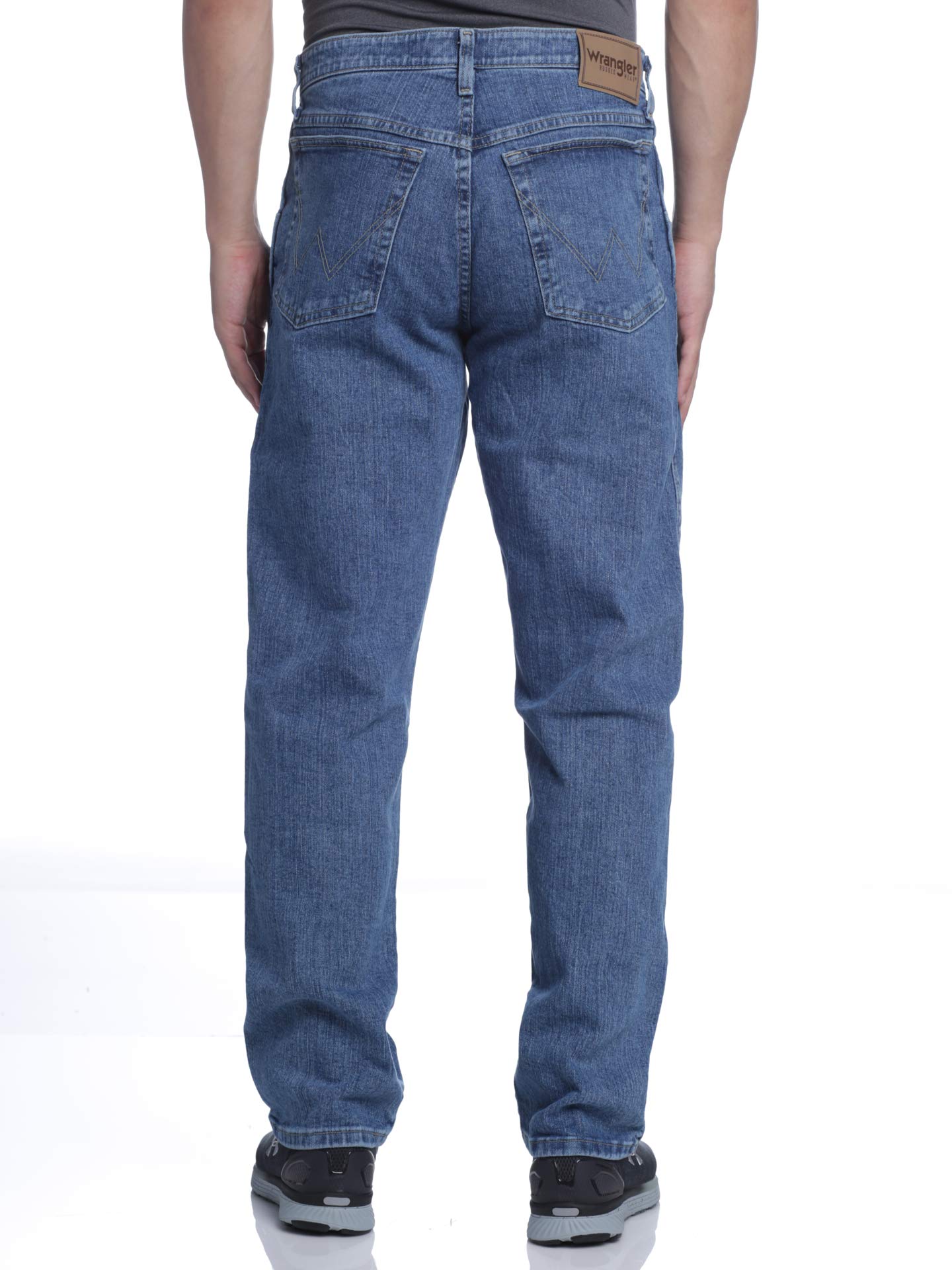 Wrangler Men's Straight Fit Jeans - Classic Denim Pants for Casual & Work Wear | Comfortable & Durable for Everyday Use