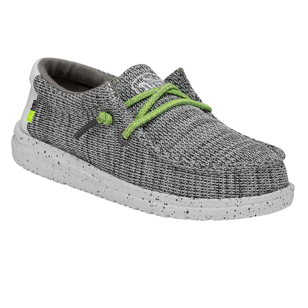 Hey Dude Wally Sox Skater Shoes for Toddler, Little Kid & Big Kid - Lightweight & Comfortable Sneakers for School, Play & Everyday Wear