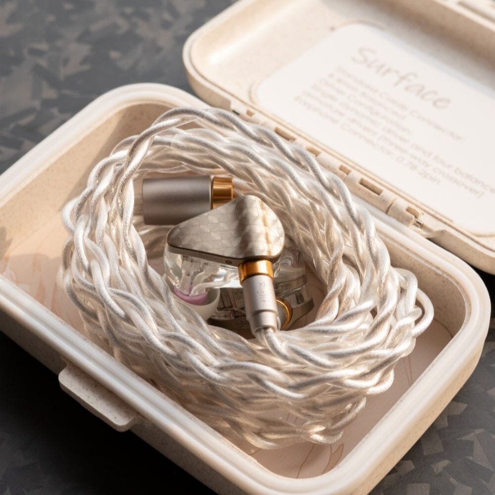 DD ddHiFi x Moondrop Surface 4BA + 1DD Hybrid Drivers HiFi In-Ear Earphones - Premium Sound for Audiophiles, Music Lovers & Studio Monitoring