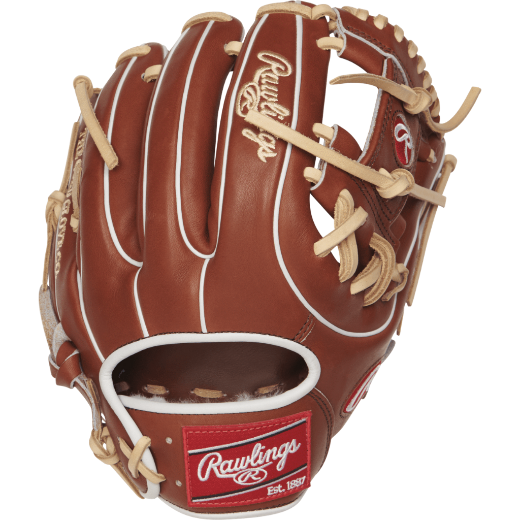 Rawlings Pro Preferred I Web 11.5'' Baseball Glove PROS314 2BR - Premium Leather Fielding Mitt for Infield & Outfield Players